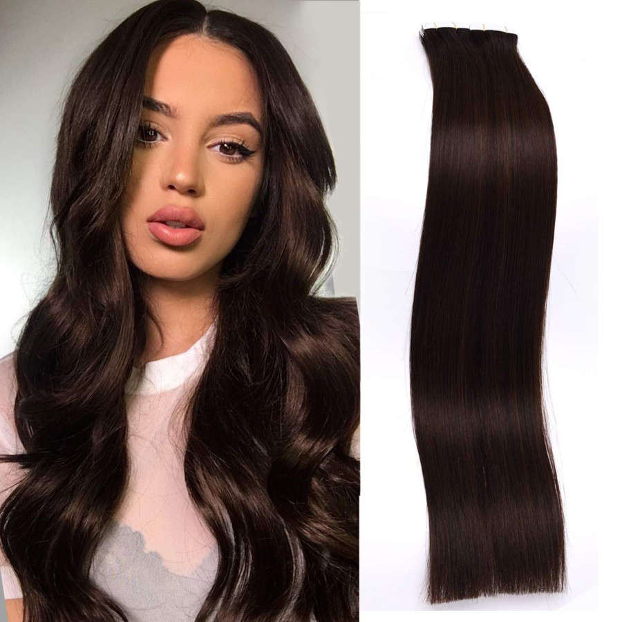 Extensii Tape In Ciocolatiu